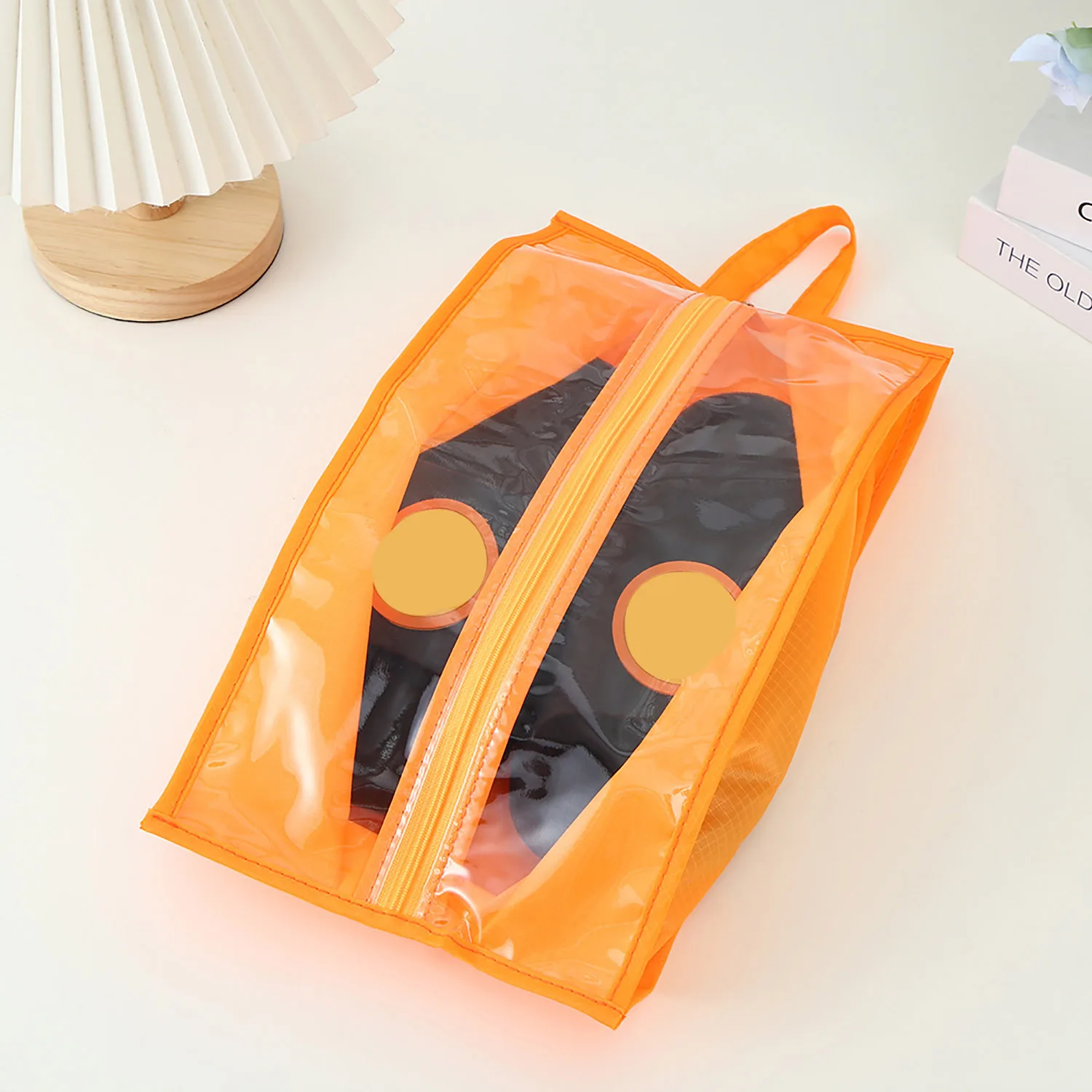 Transparent Visible Storage Bag Shoes Organizer Pouch Waterproof Dustproof Outdoor Travel Portable Daily Use