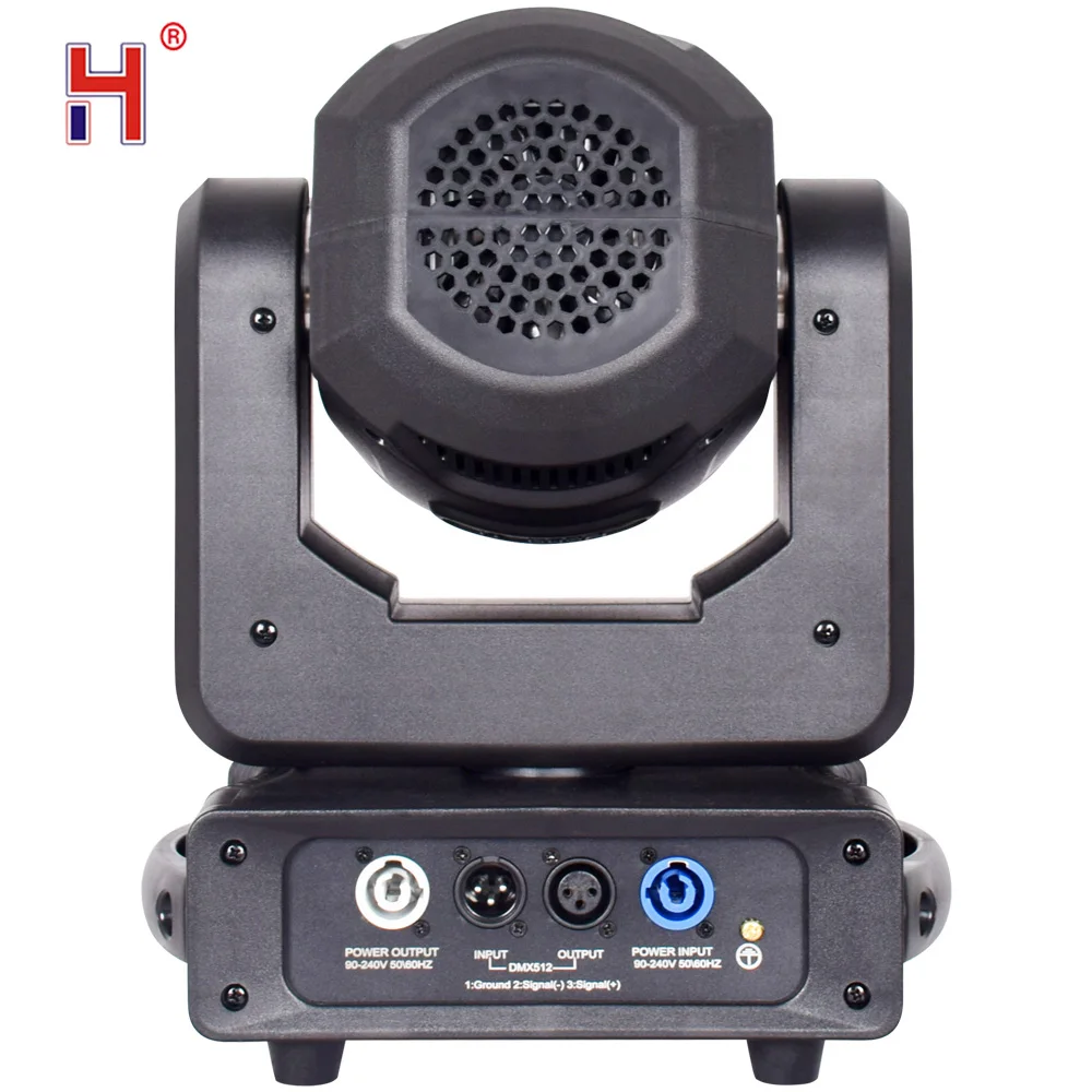 LED Moving Head Light 150W High Output Multicolour DJ Spotlightwith 5 Rotating Prism Effects For Bar Party Disco Theatre Wedding