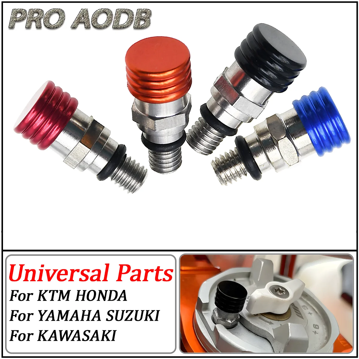 

For KTM Yamaha Suzuki Honda Motorcycle CNC Fork Air Bleeder Valves EXC EXCF XCFW 150 200 250 300 350 400 450 500 Motocross