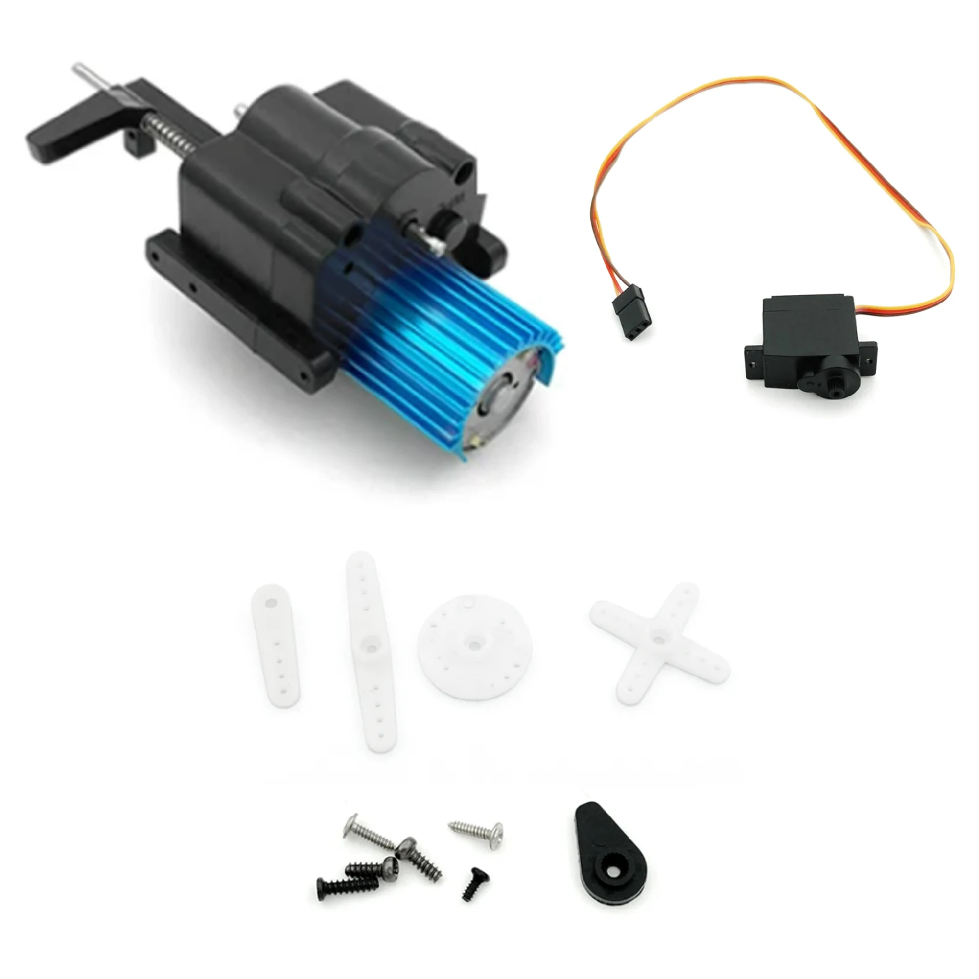 

370 Power 2-Speed Gearbox with Metal Gear Replacement for WPL B1 B-1 B14 B-14 B16 B-16 B24 B-24 C14 C-14 1/16 RC Car Spare Parts