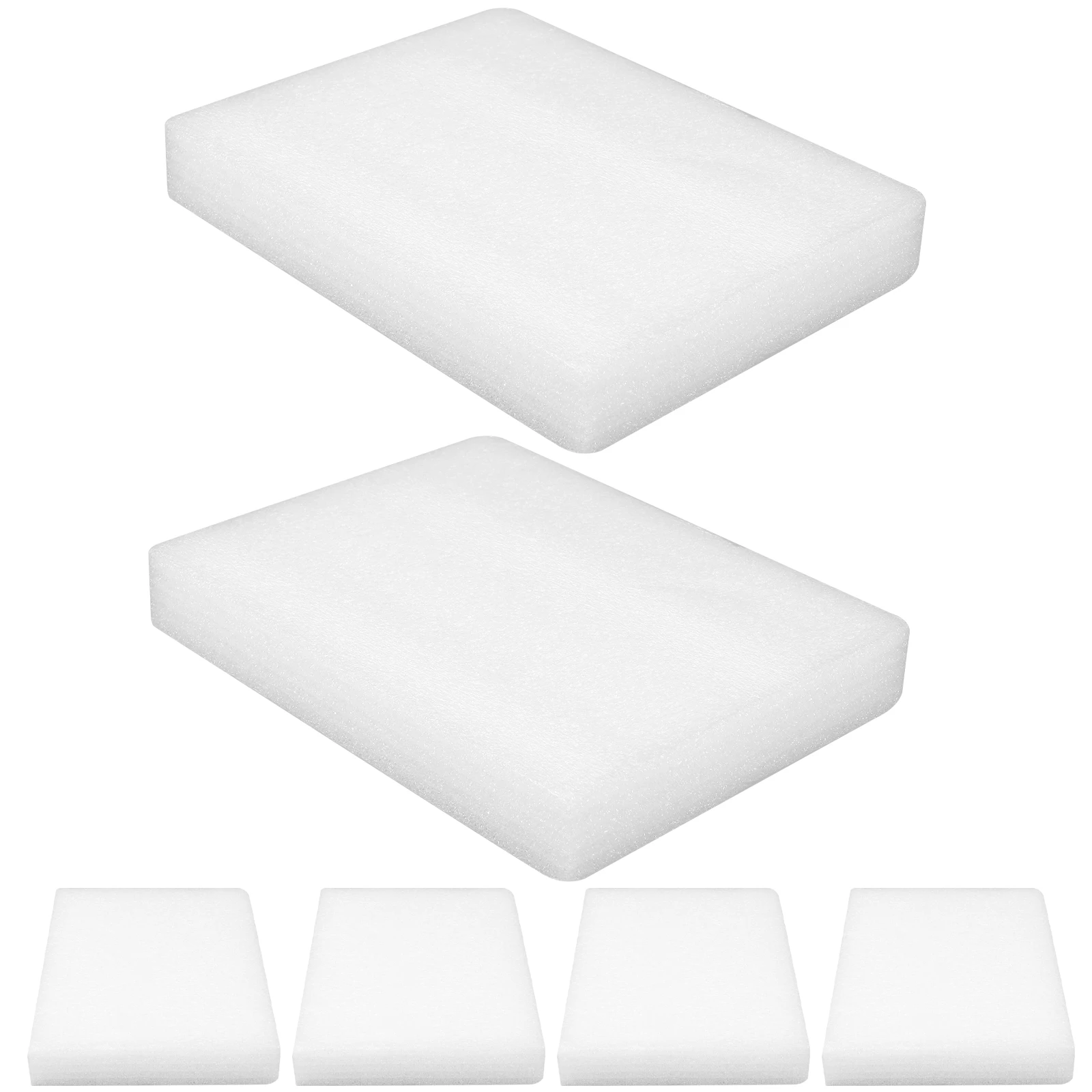 6 قطعة وسادة رغوة التلبيد الصوف إبرة التلبيد وسادة سميكة قابلة لإعادة الاستخدام الحرفية العمل حصيرة Diy بها بنفسك مشاريع ورأى الأغنام الأبيض