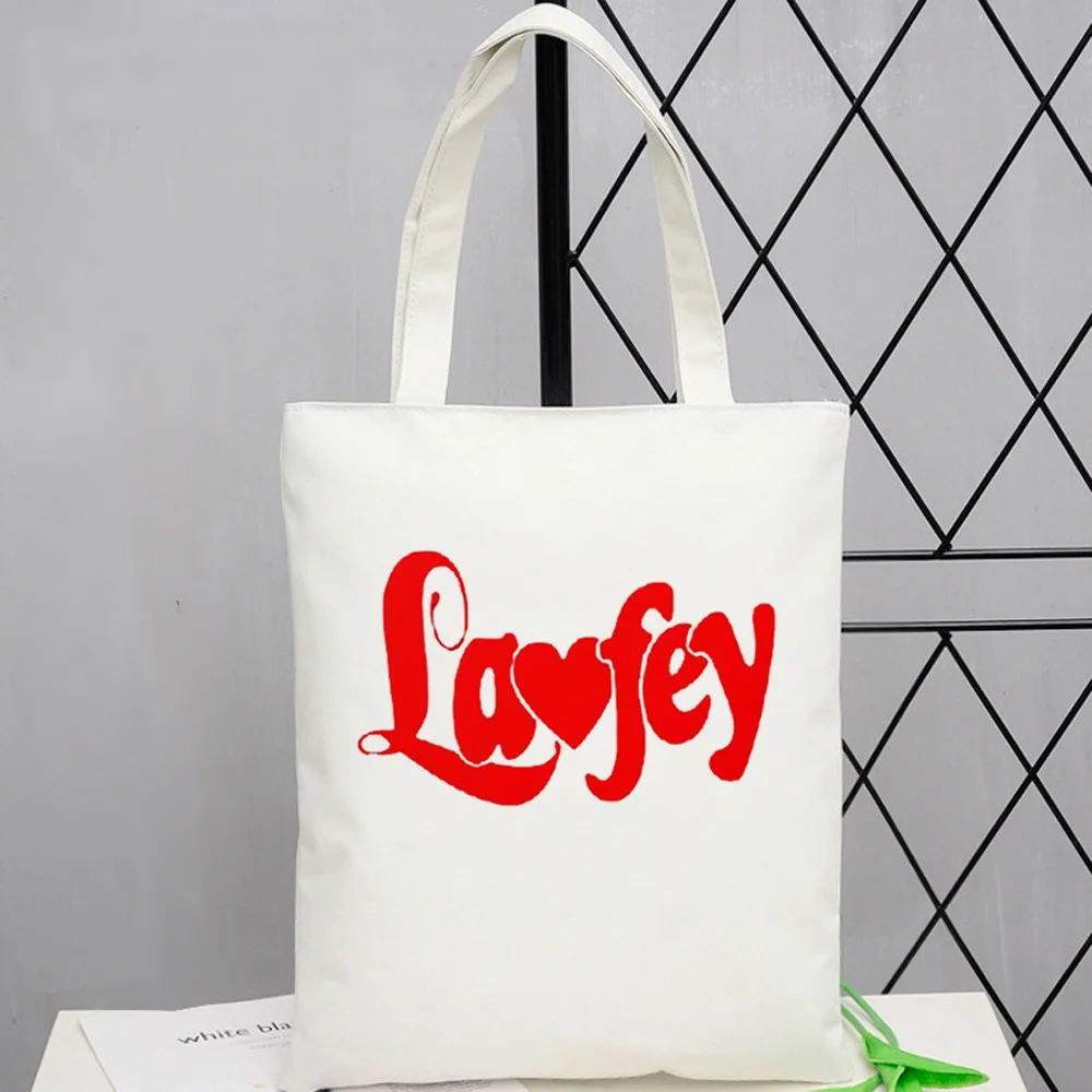 Laufey shopping bag tote shopper reusable jute bag eco recycle bag bag sacola net sac toile