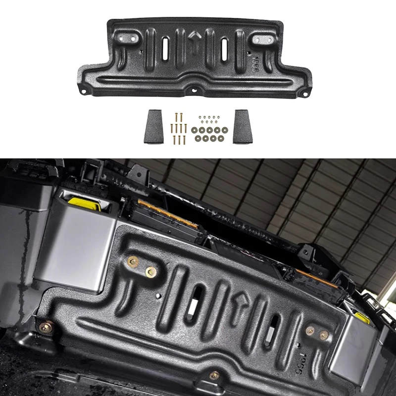 

Fit for JETOUR Traveler T2 2023 Front Bumper Lower Guard Water Tank Guard Aluminum Alloy Chassis Sand-blocking Modified Pieces