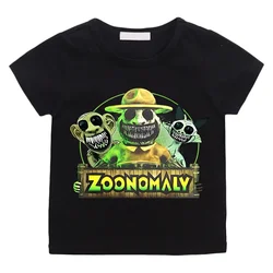 Game Zoonomaly T-shirt Summer Kids Cartoon Clothes Cotton Baby Girls Boys Short Sleeve Teens Birthday Sportwear Children T Shirt