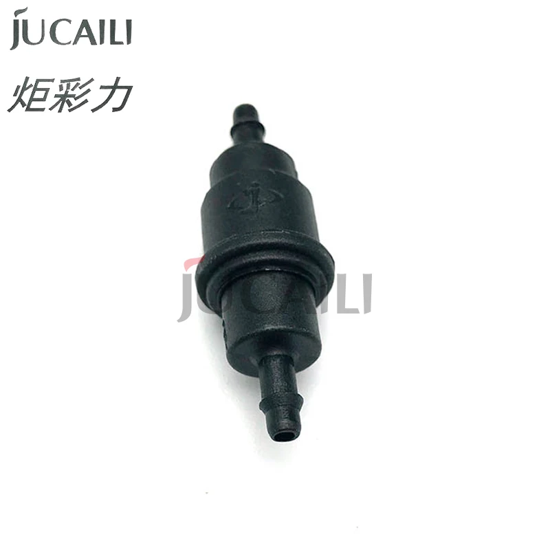 JCL 10pcs One Way Ink Valve Switch for Mutoh Roland Mimaki Galaxy Allwin Xuli Inkjet Printer Tube Hose Plastic Non Return Valve
