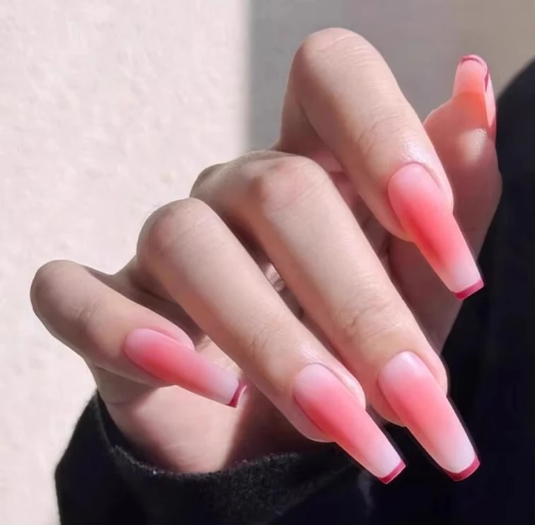 Żel do zdobienia paznokci z efektem powietrznego poduszkowego nakładania, gradientowy, do rozmazywania, do efektu różu, UV LED, soak off, jesienno-zimowy dekor do manicure dla kobiet.