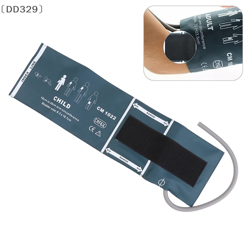 [-DD329] قابلة لإعادة الاستخدام 6 حجم من النايلون الكفة مقياس ضغط الدم الكفة مراقبة المريض الكفة لمراقبة ضغط الدم الناس استخدام الكفة