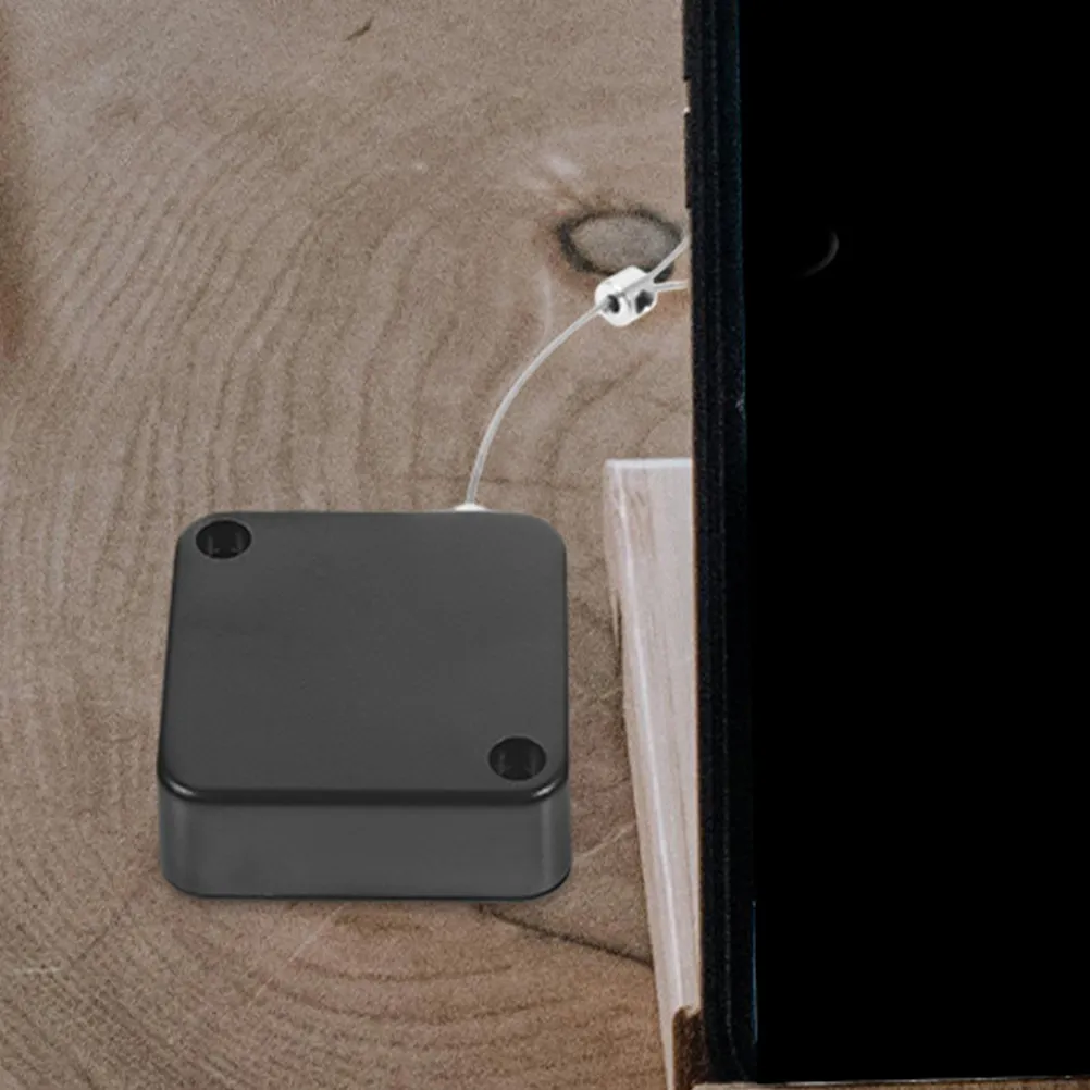 

2Pcs Automatic Retractable Cable Tether Lock Anti-Theft Anti-Loss Steel Wire Holder for Pos Displays Smartphones Tablets