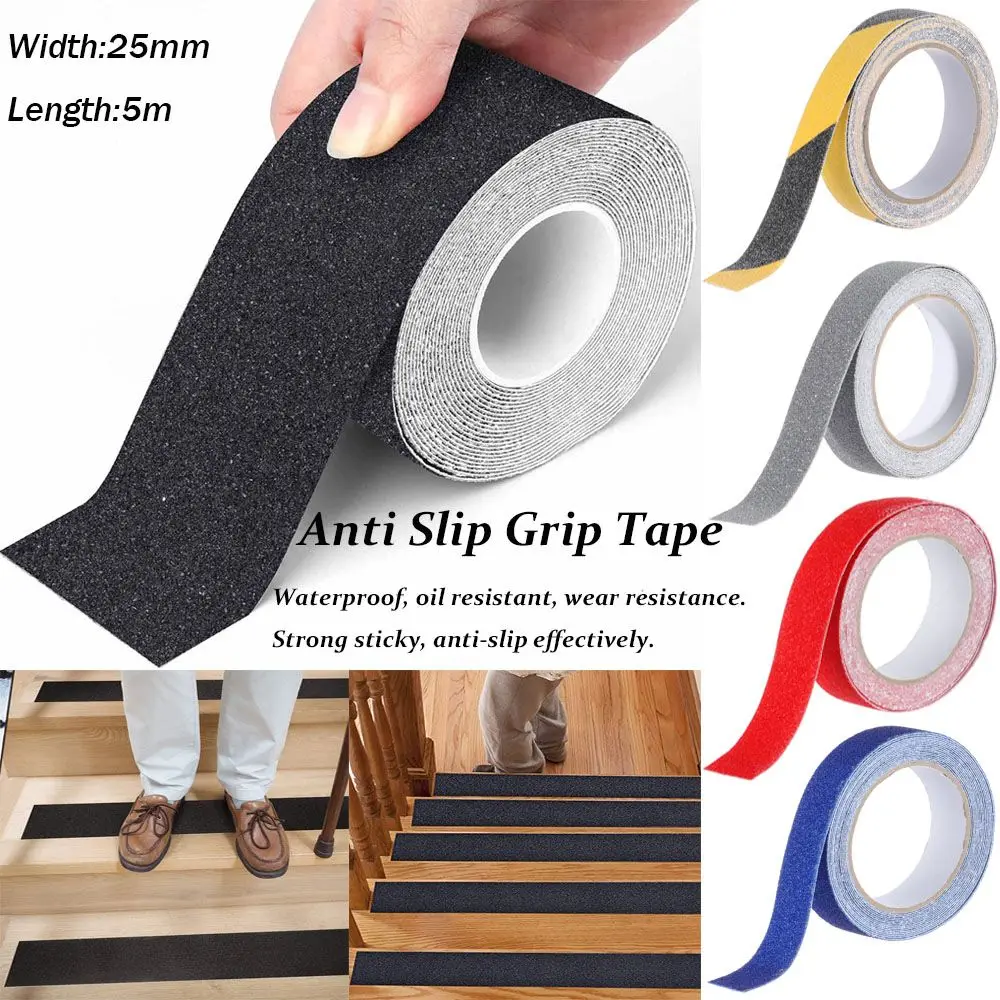Indoor Outdoor Waterproof High Traction Anti-slip Tape Stair non-slip Stickers Stairs Grip Tape Anti Slip Grip Tape Roll