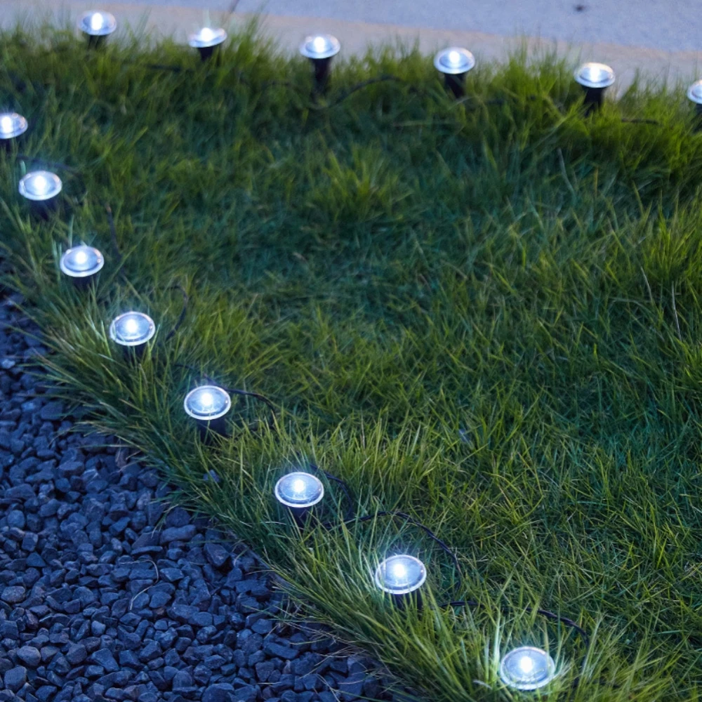 أضواء حديقة شمسية بـ 30/20/10  - مراجعة Outdoor Lighting Driveway وسعره
