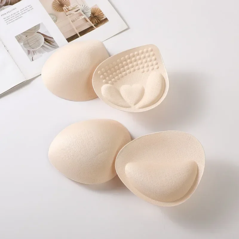 Thicken Push Up Bra Pads Inserts Women Underwear Breast Lift Breathable Sponge Padded Bra Pad Lining Swimsuit Bra Inserts