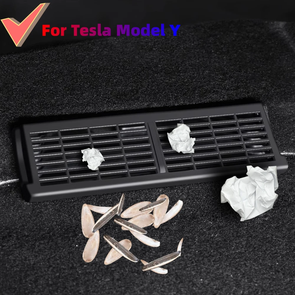 2 pezzi sotto il sedile copertura della presa d\'aria per Tesla Model Y 2021 2022 2023 anti-sporco pad griglia protettiva custodia antipolvere