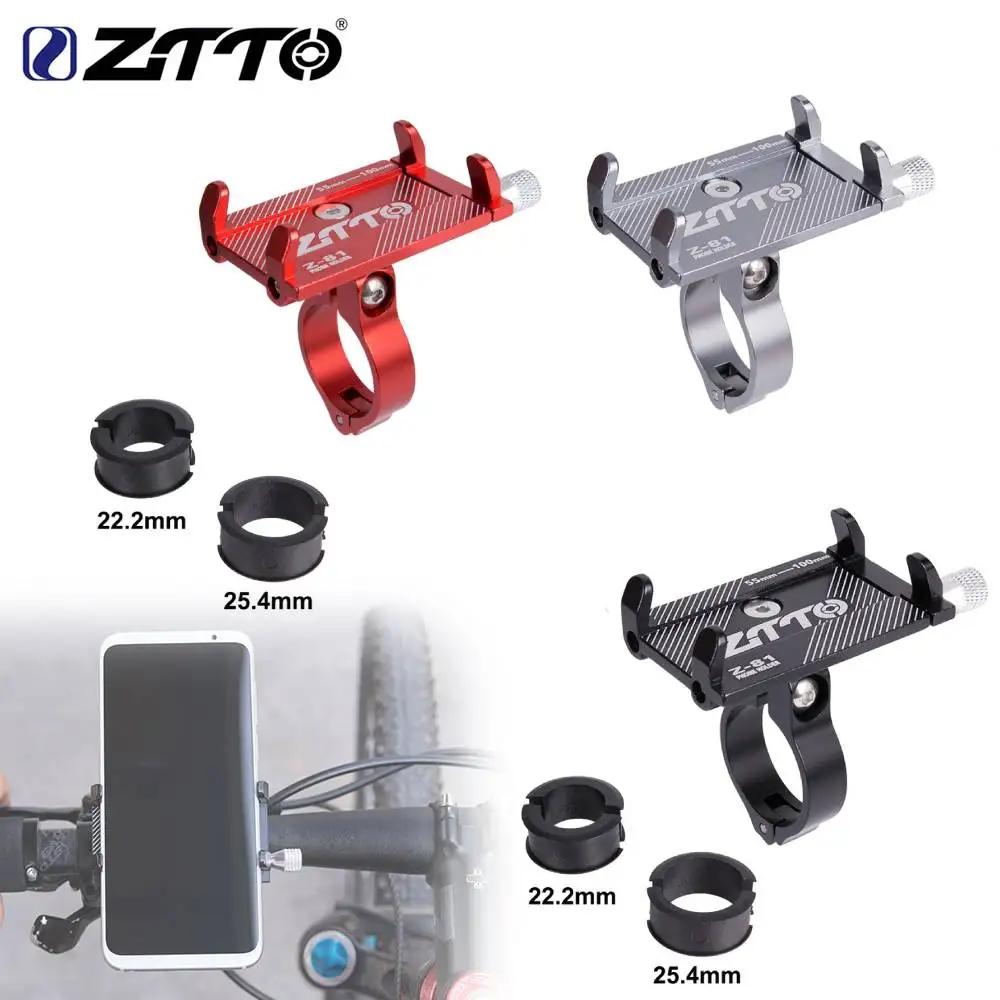 

Держатель для телефона на велосипеде, алюминиевый сплав, MTB, велосипедный телефон, GPS-кронштейн 360° ° Поворотный скутер, крепление на руль мотоцикла, подставка для мобильного телефона