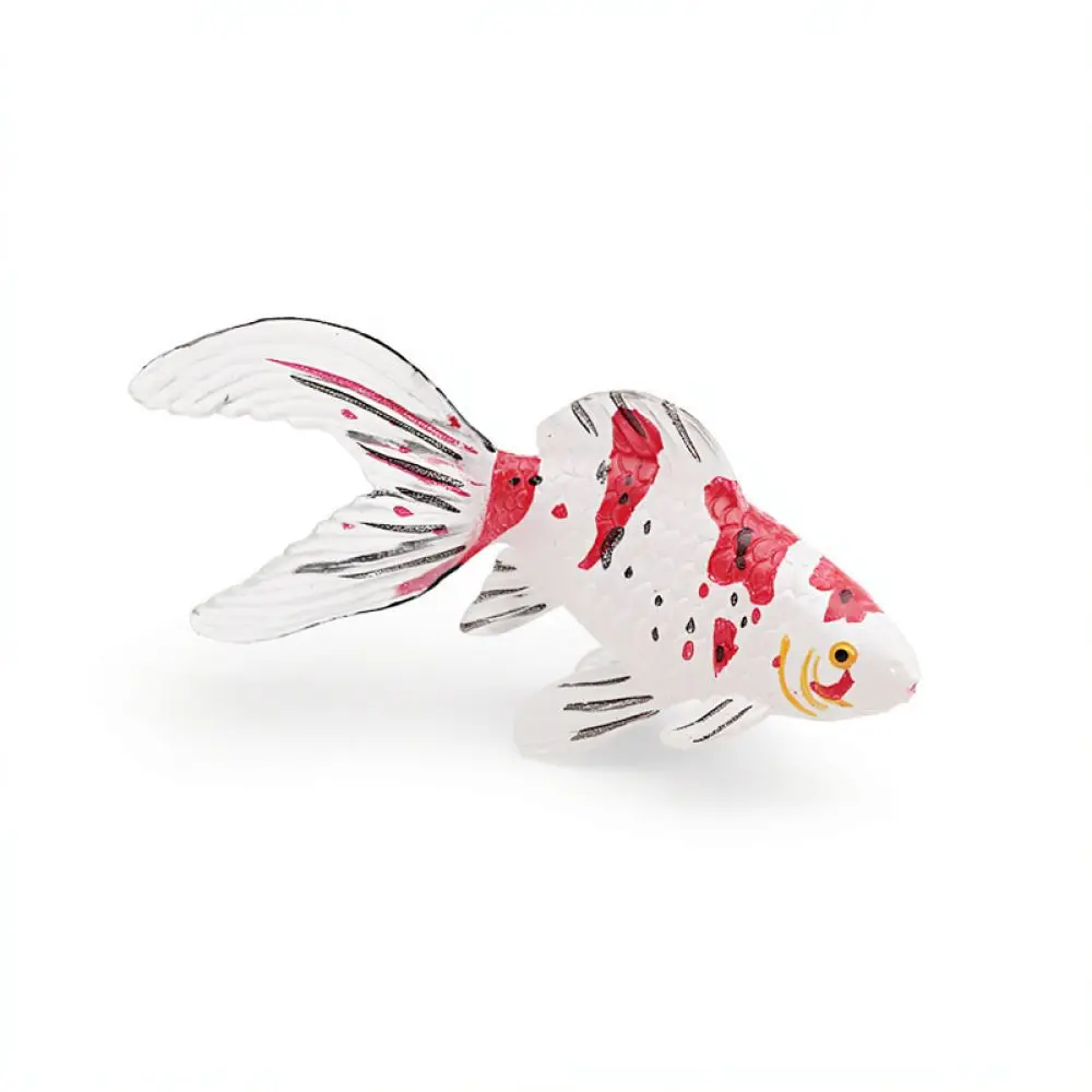 Realistic Animal Figures Decorative Fish Model Home Office Shelf Display Celestial Eye Water Bubble Ryukin Koi Carp Toy