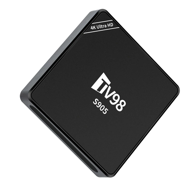 Boîtier Smart TV S9054K, Android 12, 1 Go/8 Go, RJ45, 10/100 Mb/s, Lecteur MultiXXL TV98, Facile à Utiliser, Prise UK