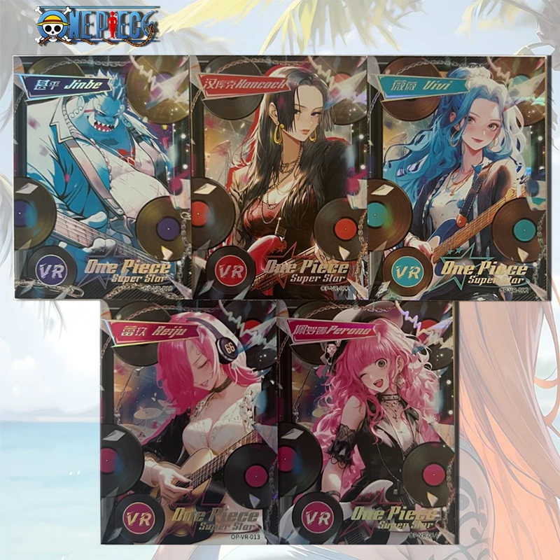 

Kabago ONE PIECE VR card Chapter VIII Monkey D. Luffy Nami Boa Hancock Vinsmoke Reiju boy Toy collection Birthday Christmas gift