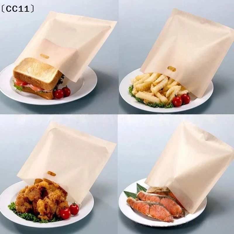 2Pcs Reusable Non-stick Baked Toast Bread Oven Bags Tools Toaster Bags For Grilled Cheese Sandwiches〔CC11〕