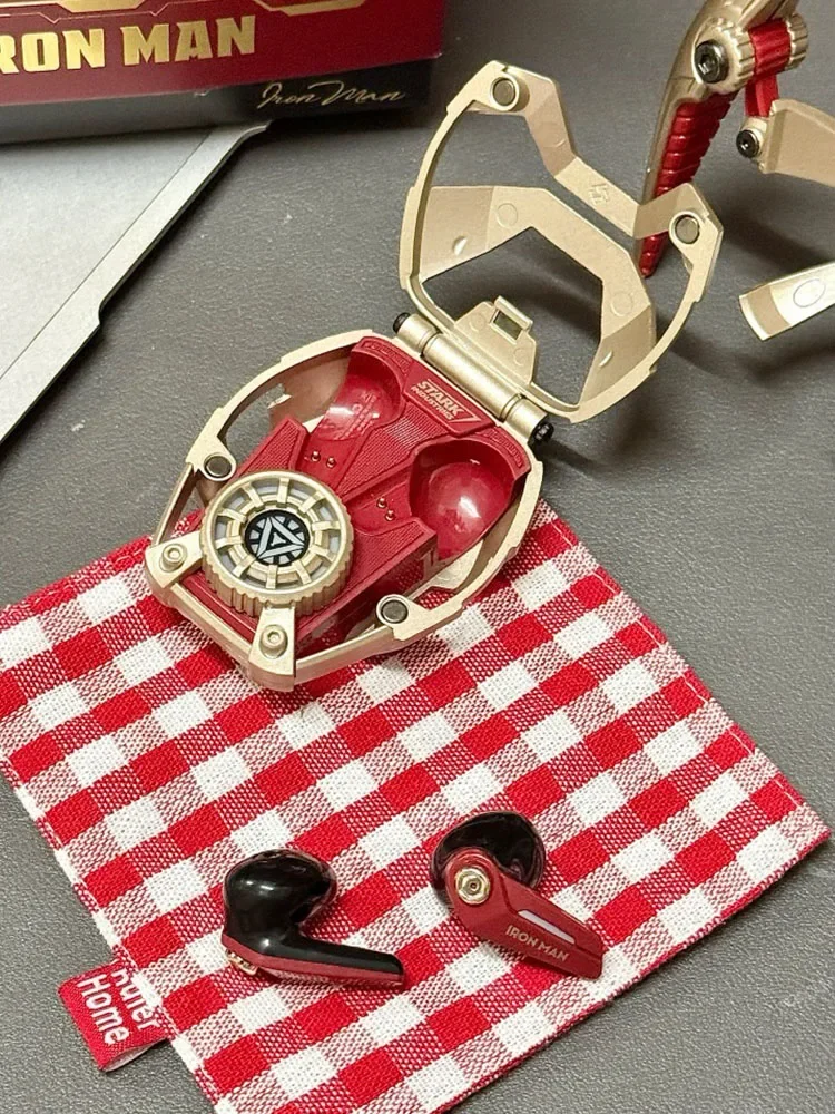 Marvel Iron Man Bluetooth Earbuds with RGB Lights - Mr28