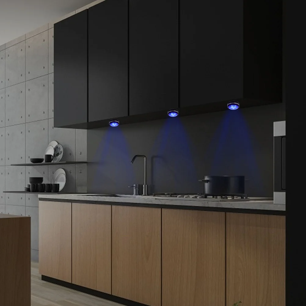 

Rgb LED Night Light Dimmable Wardrobe Lamp Stick on Closet Atmosphere Light Remote Saving Practical Use