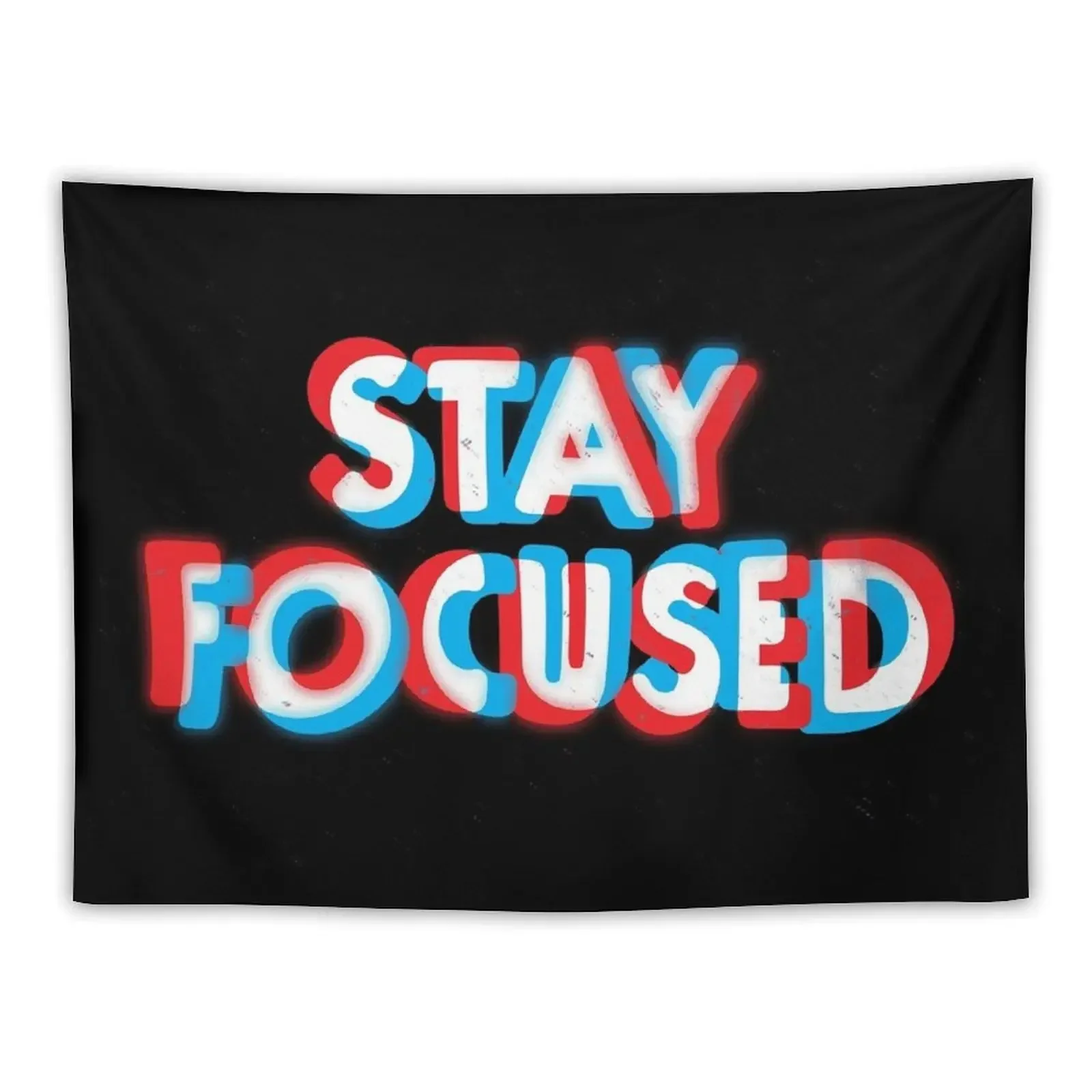 Stay Focused Tapestry Aesthetic Room Decoration Wall Deco Nordic Home Decor Room Aesthetic Tapestry