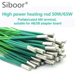 3D Printer Cartridge Heater Green High Power 24V 50/65W φ6mm×15mm Heating Tube Rod for Voron 0.1/1.8/2.4 Series 3D Printer Parts