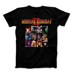 Mortal Kombat T Shirt Mk2 Select Your Character T Shirt(2)