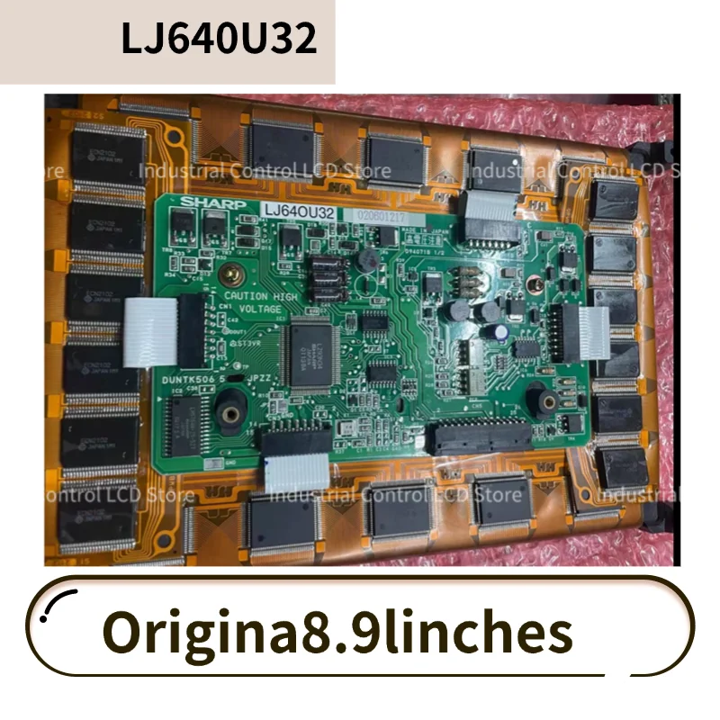 Genuine A+ Grade LJ640U32 16-Pin 8.9-Inch 640x400 Monochrome EL Panel