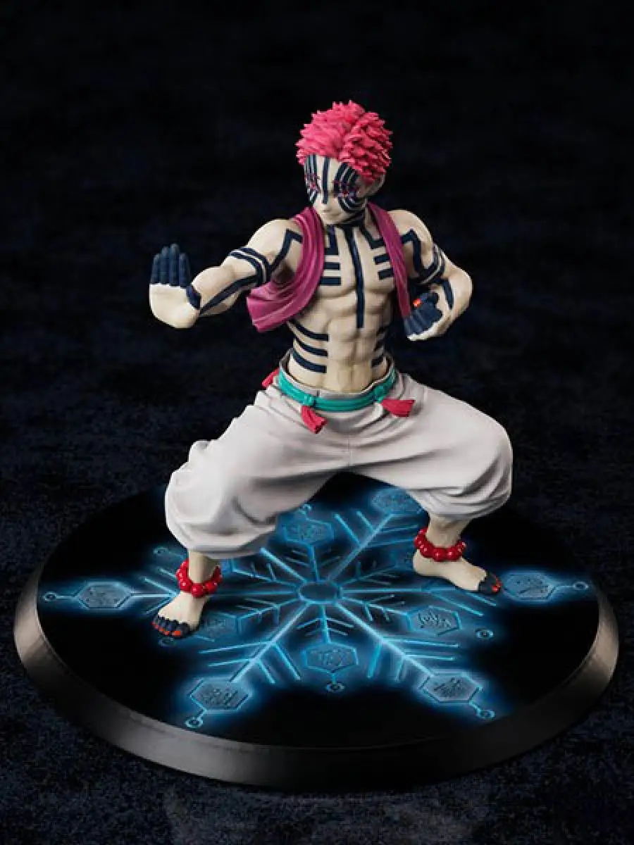 Original Genuine Aniplex+ Demon Slayer Kimetsu No Yaiba Destructive Kill Rotating Needle Akaza Figure Anime Collectible