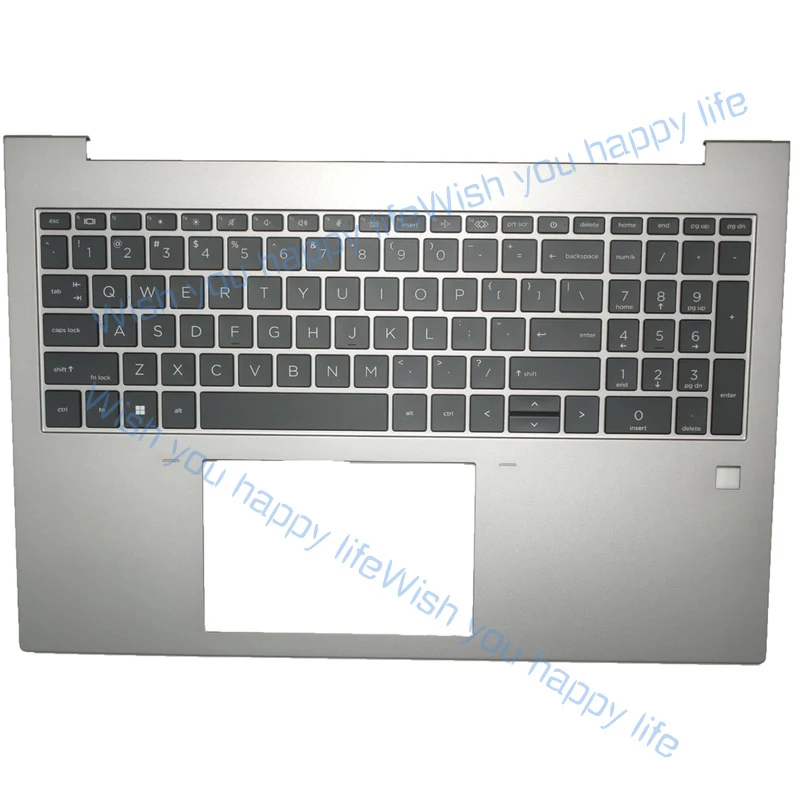 L... New 6070B2224211 For Zbook Firefly 16 G9 Palmrest Upper Case Backlight Keyboard