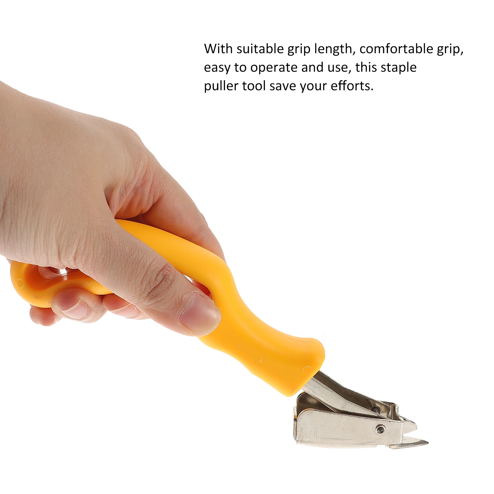 

2Pcs Heavy Duty Staple Remover Tool Door Type Nail Puller Furniture Upholstery Tack Puller Carpet Staples Efficient Storage