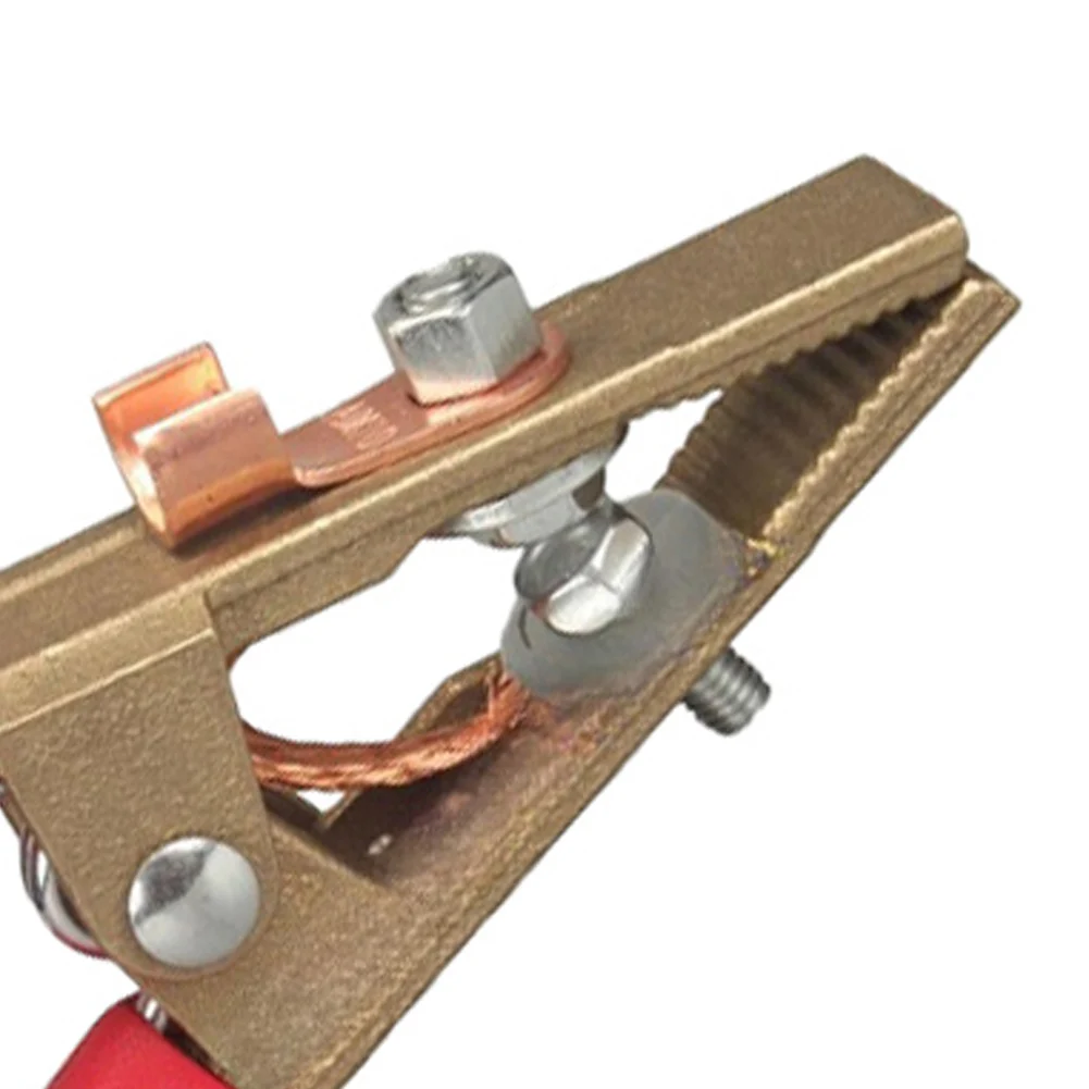 300A Ground Clamp for Welding Pliers A-Shape Design with Large Opening and Protective Handle for Operator Comfort and Safety