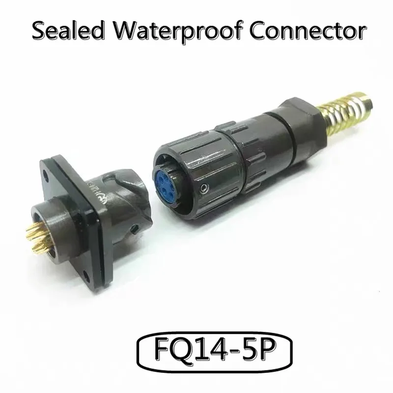 Sealed Waterproof Military Electrical Connector FQ14 Military Aviation Plug Socket FQ14 2P/3P/4P/5P/7P/9P IP67