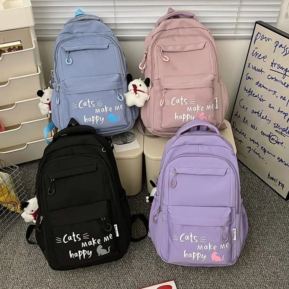 

Fashion Kawaii School Backpack Cute Waterproof School Bags Multifunction Trendy Primary High Bagpack College Student Kids