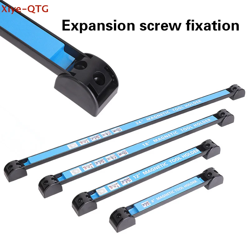 

Hot！8,12,18,24inch Magnetic Tool Holder Heavy Duty Tool Bar,Space Saving Metal Organizer Rack Tool For Workshop Garage Home