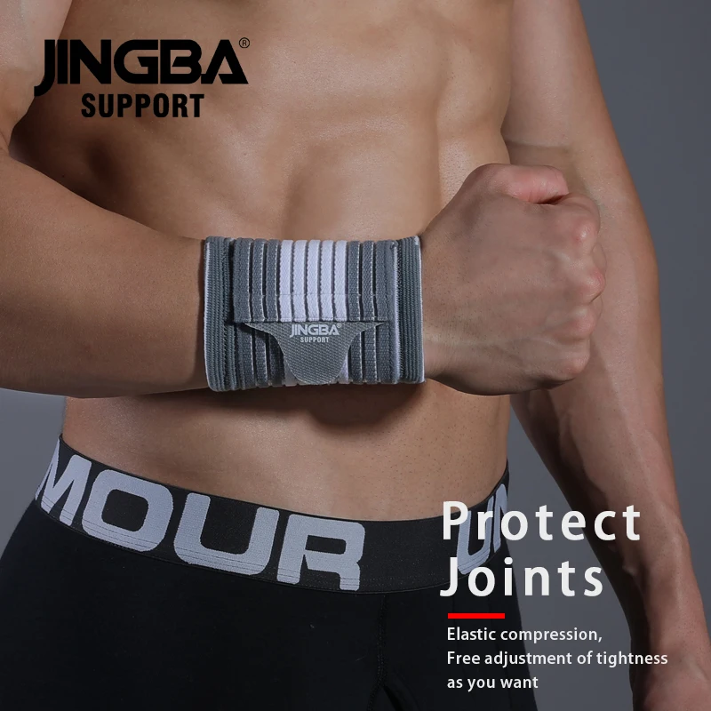 Supporto JINGBA 1 pz supporto per cinturino Fitness sollevamento pesi supporto per polso equipaggiamento protettivo fascia da polso uomo Tennis