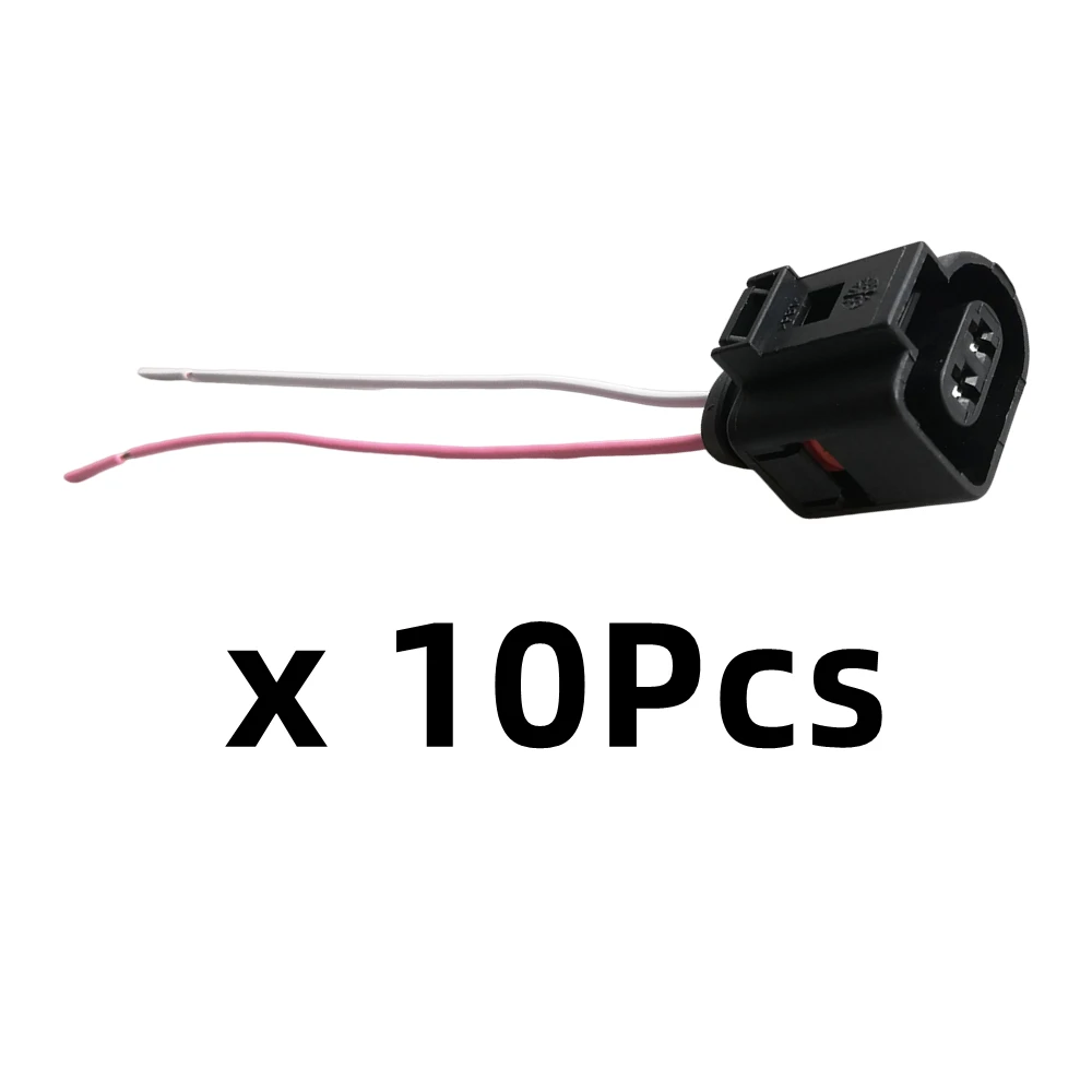 10Pcs 2Pin Connector For Volvo FH FM FL For Scania Mercedes Benz Truck For VW Magotan Golf Tiguan Passat Plug Socket Wire Wiring