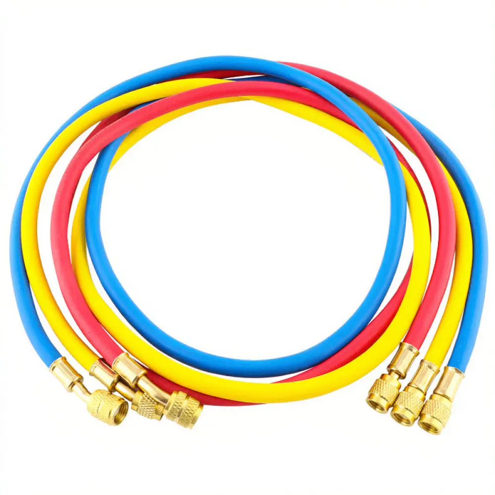 For Perfect AC Charging Pipe R410a R32 Air Conditioner Cooling Refrigerant Refill Hose Maintenance Pressure Tool