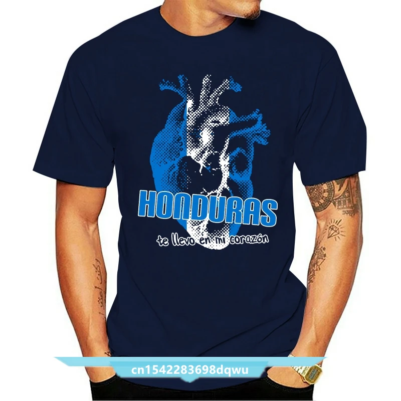 

Men's Heart Honduras T Shirt Custom Tee Shirt Crew Neck Kawaii Cute Building Spring Pictures Shirt