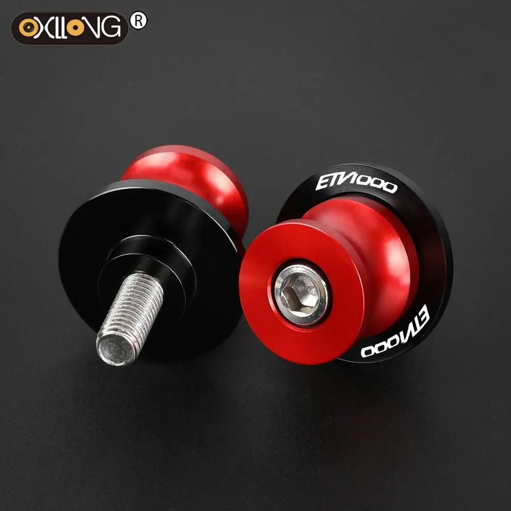 

For Aprilia ETV1000 ETV 1000 2002 2003 2004 2005 2006 2007 6MM Motorcycle Accessories Swingarm Spools Slider Rear Stand Screws