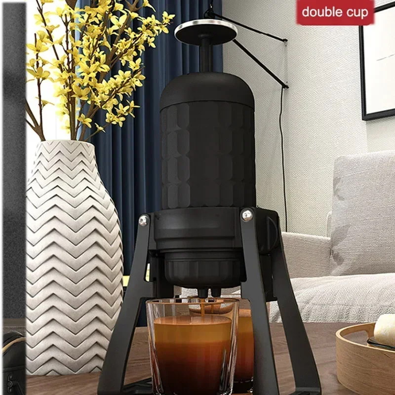 الأجهزة المنزلية المحمولة صانع قهوة نسبرسو ماكينة قهوة اسبريسو قابلة للشحن في الهواء الطلق السفر المدمج في البطارية استخراج الأسرى #5