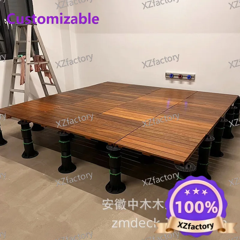Factory Direct 2026 Top Rated Preservative Wood Flooring Outdoor Balcony Terrace Garden Outdoor Elevated Overhead Support