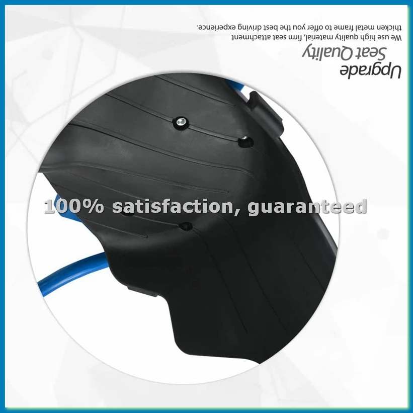 

Plastic Seat for Kart Hoverboard Seat Attachment Kart Accessories Adults Kids Electric Self Balancing Scooter Blue-A51M