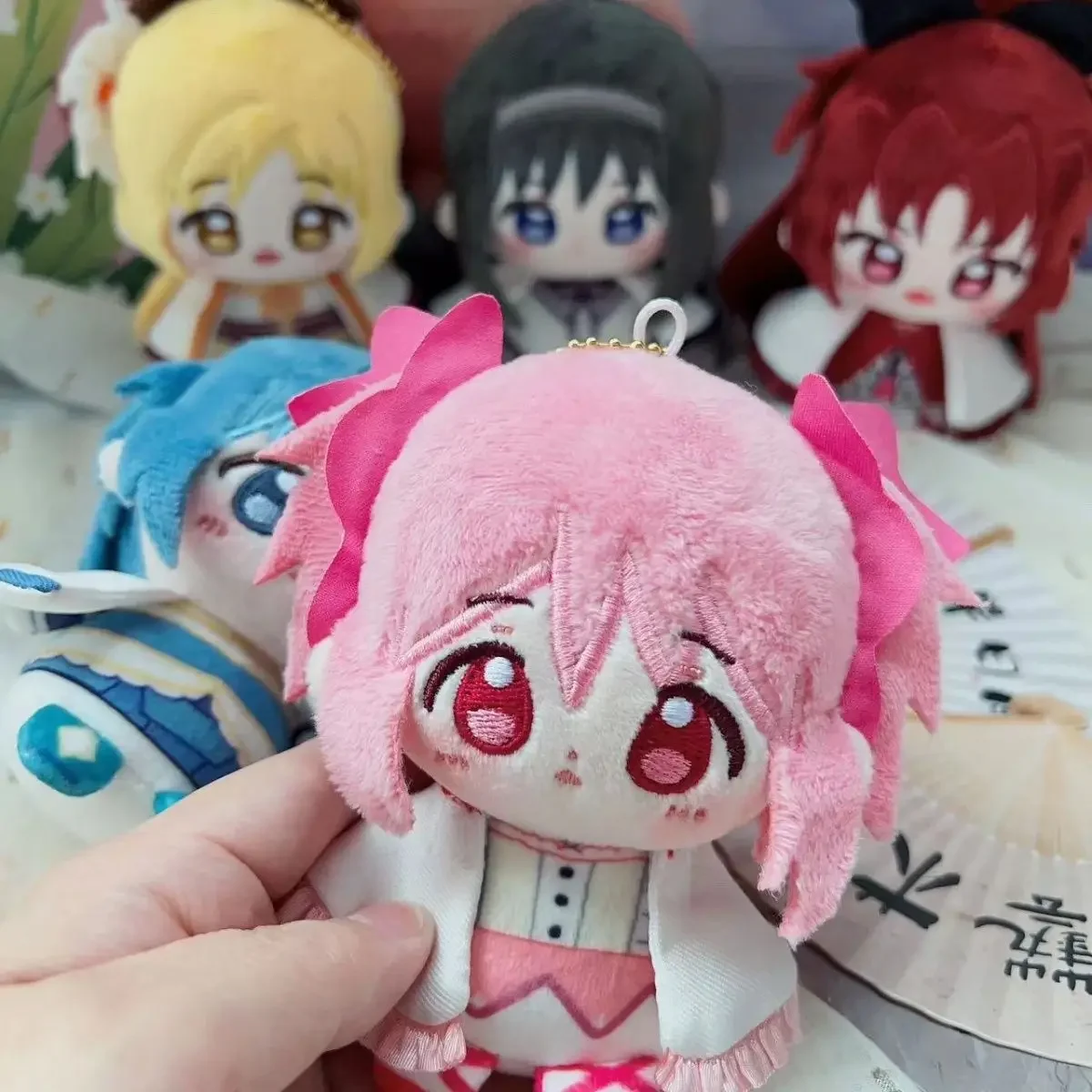 Anime Plush Doll Puella Magi Madoka Magica Pendant 12cm Kaname Madoka Miki Sayaka Soft Stuffed Toy