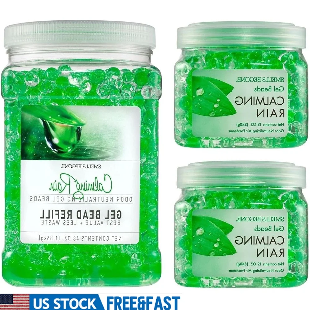 

Гелевые бусины для устранения запаха, 72 унции, освежитель воздуха, эфирные масла, устраняет запахи, ванные комнаты, домашние животные, лодки, автомобили