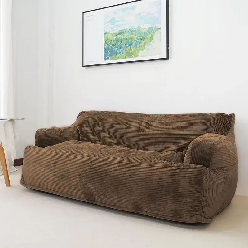 for Adult and Child Bean Bag Chair with Armrest High Density Foam Filled Sofa for Living Room Bedroom Apartment