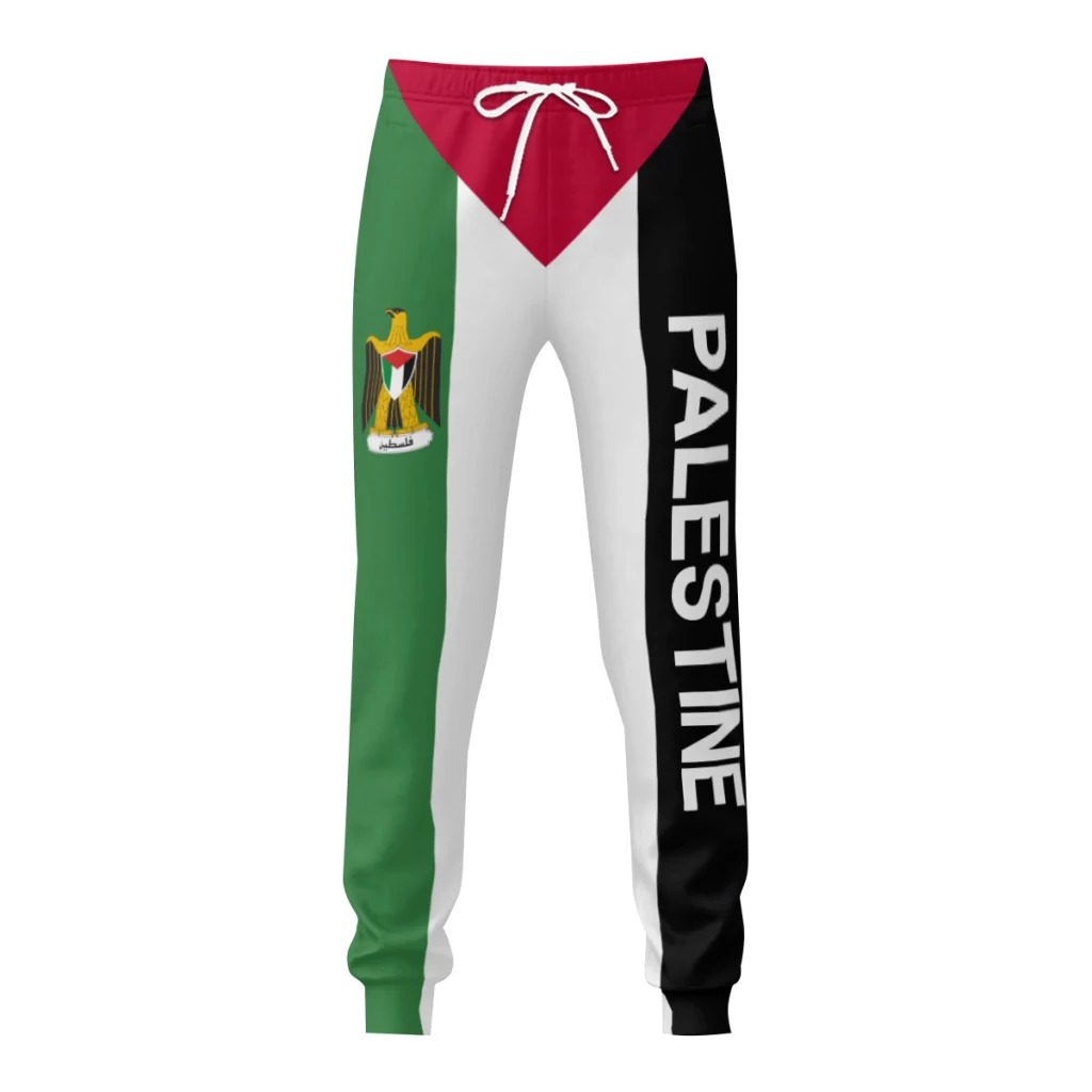 Pantaloni sportivi da uomo con bandiera della palestina con tasche pantaloni sportivi da uomo pantaloni sportivi Casual con coulisse