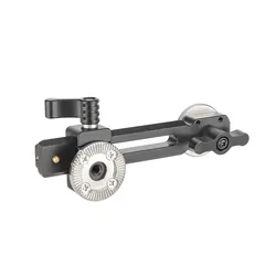 KIMRIG Versatile Arri Rosette Extension Arm With Nato Rai Clamp Arri Rosette Mount For DSLR Camera Cage Shoulder Mount Rig