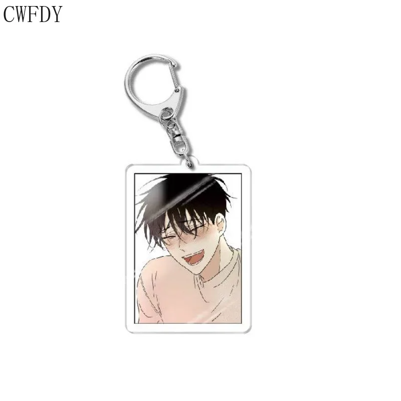 New Cartoon Waterside Night Yaoi Keychain Low Tide In Twilight Taeju Cartoon Figure Arcylic Pendant Key Chain For Women Men Gift