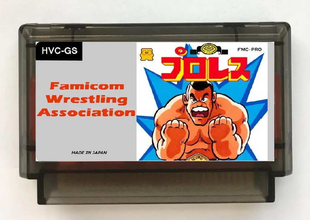 Puroresu Famicom Wrestling Association(FDS Emulated) Game Cartridge for FC Console