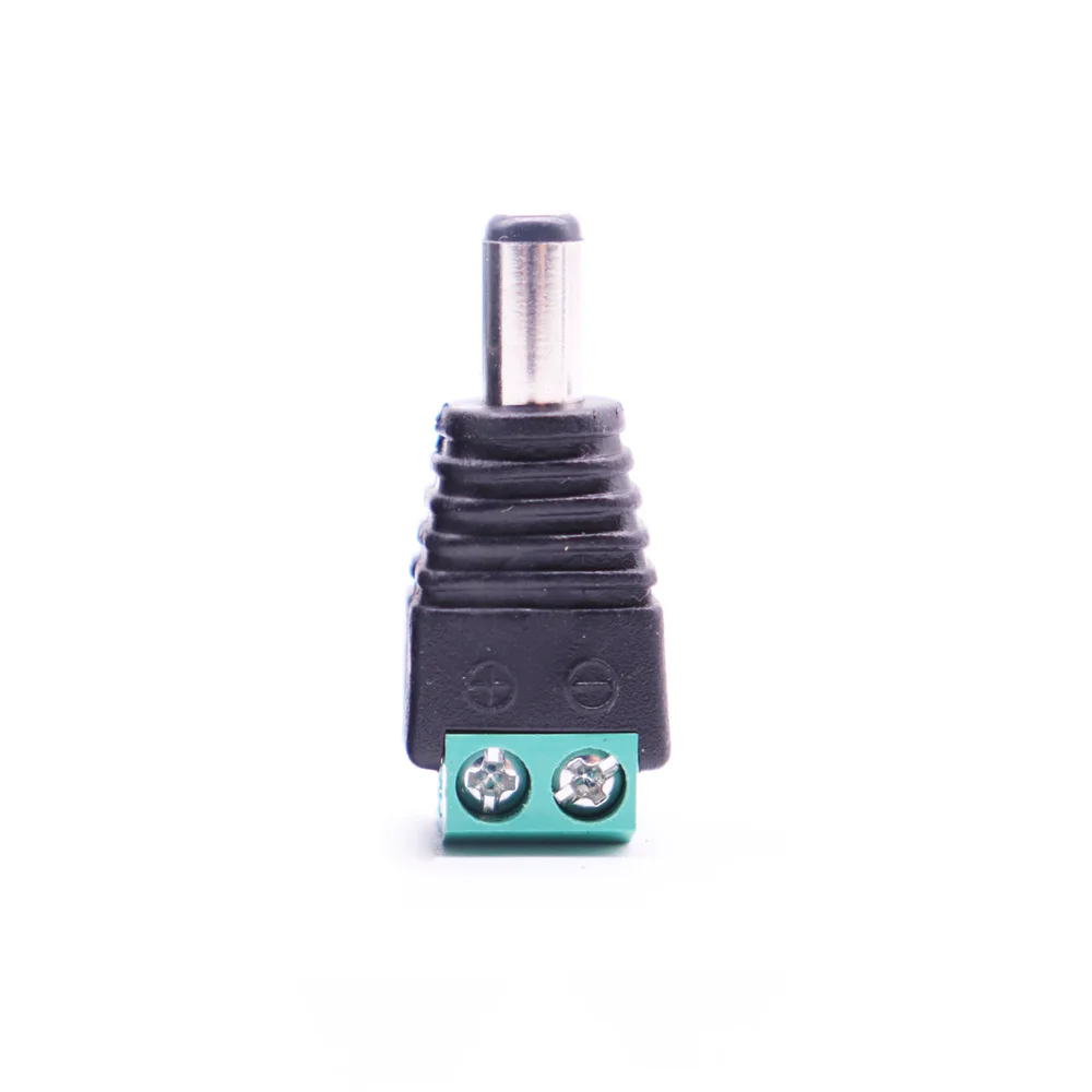 DC Connector 5.5mm x 2.1mm Jack Socket Male and Female LED Adapter For CCTV Power Convert LED Strip Light Connection